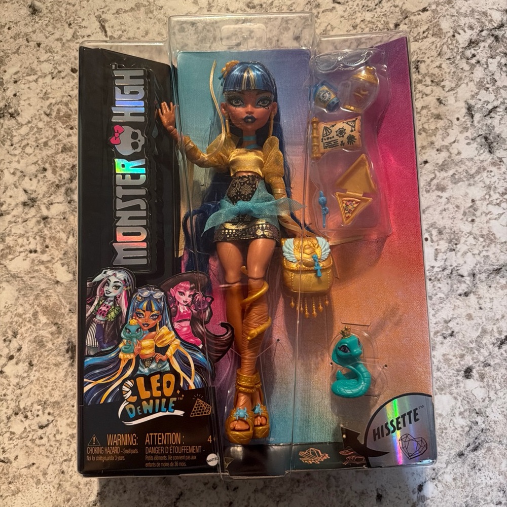 monster high Cleo DeNile Doll - Teal, Gold & Black